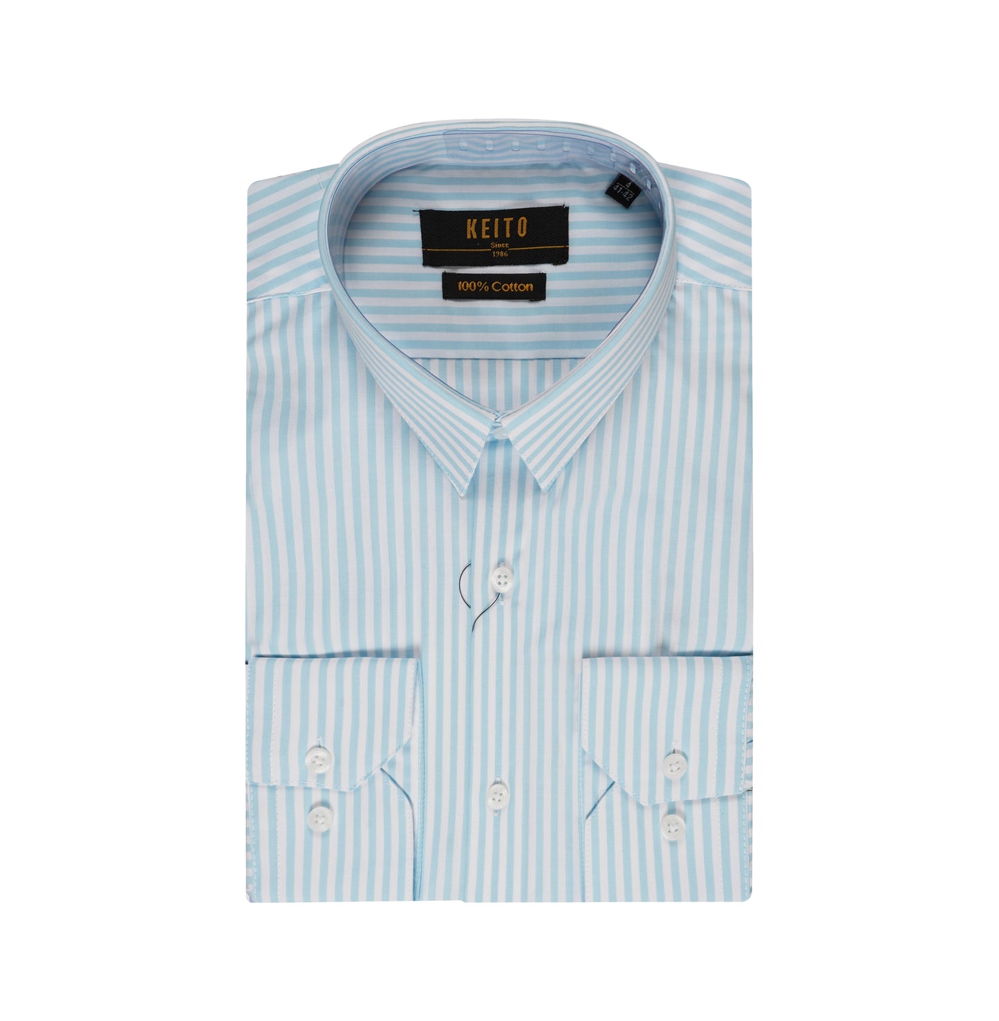 Larosse Ch M/L Slim Raye Chemise ML