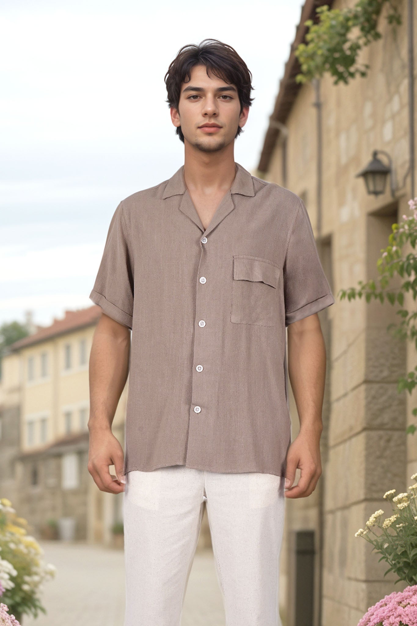 Zaine Ch Lin M/C Chemise MC