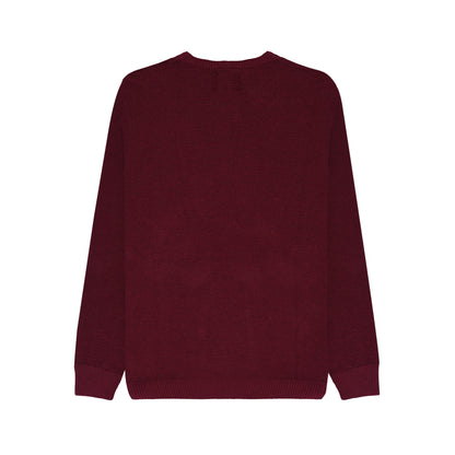 Pull  col rond  coupe classique