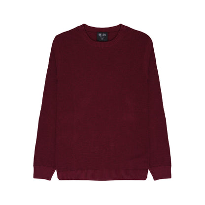 Pull  col rond  coupe classique