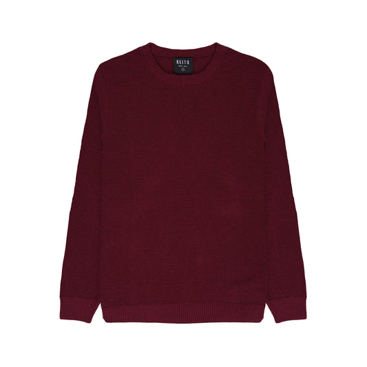 Pull  col rond  coupe classique