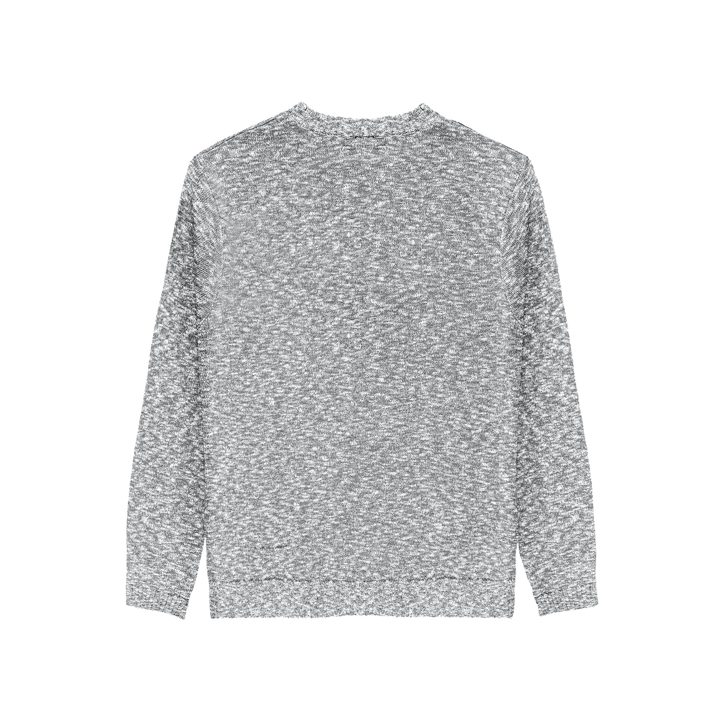 Pull en maille chinee, col rond