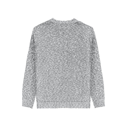 Pull en maille chinee, col rond