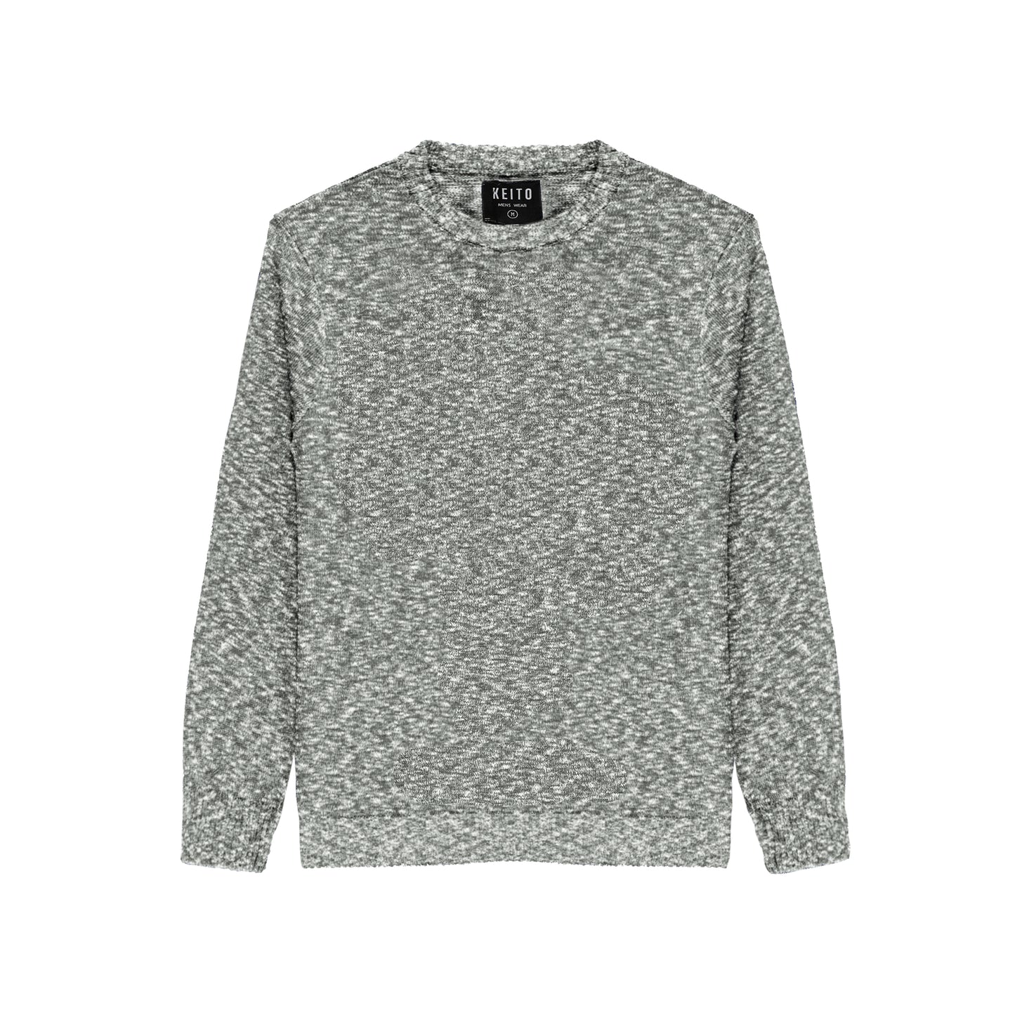 Pull en maille chinee, col rond