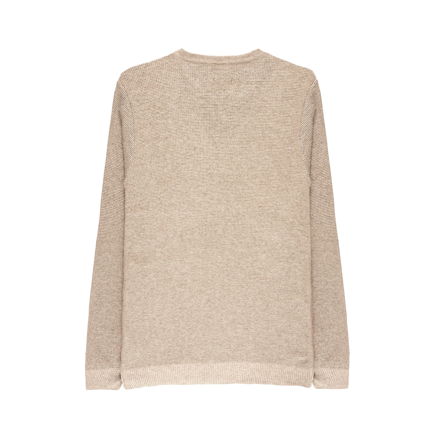 Pull maille, unie avec pate boutonne