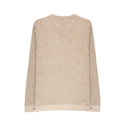 Pull maille, unie avec pate boutonne