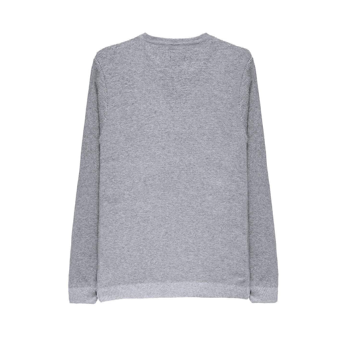 Pull maille, unie avec pate boutonne