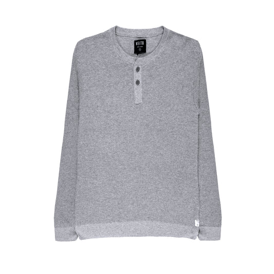 Pull maille, unie avec pate boutonne