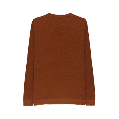 Pull maille, unie avec pate boutonne