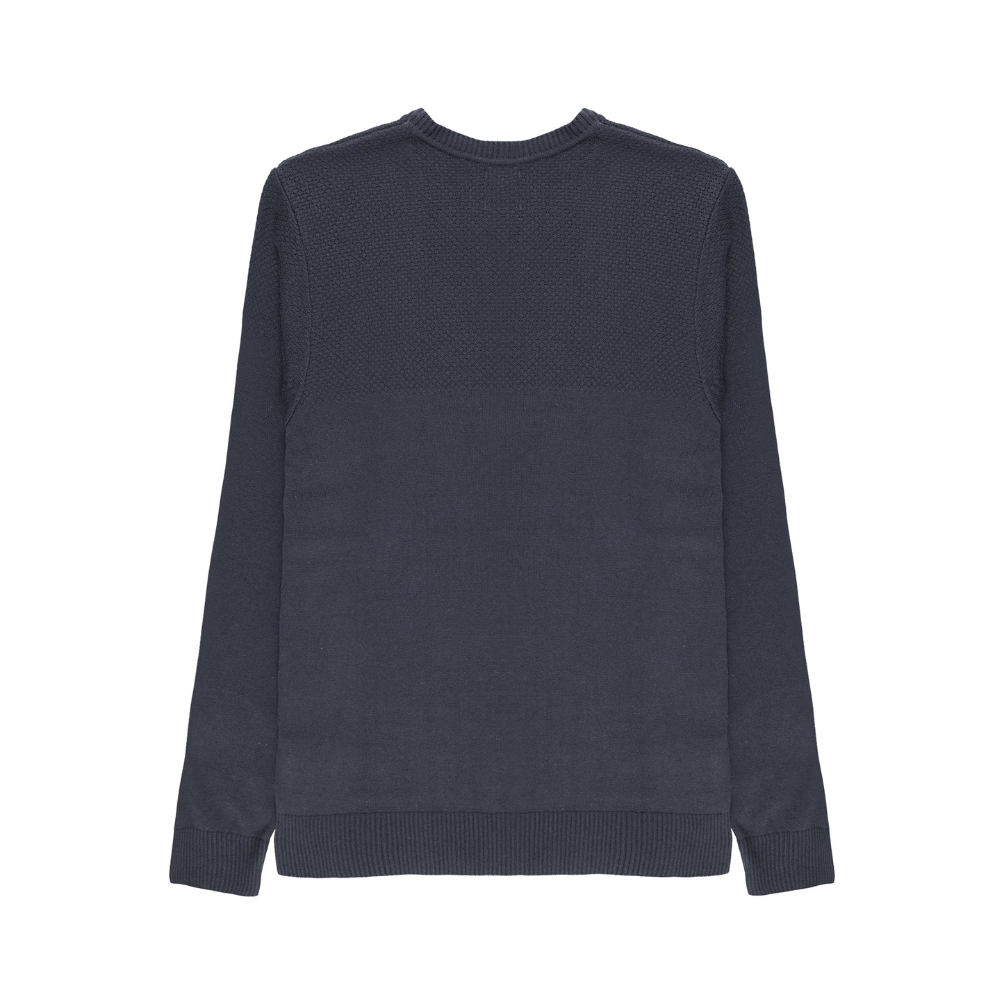 Pull maille uni col rond