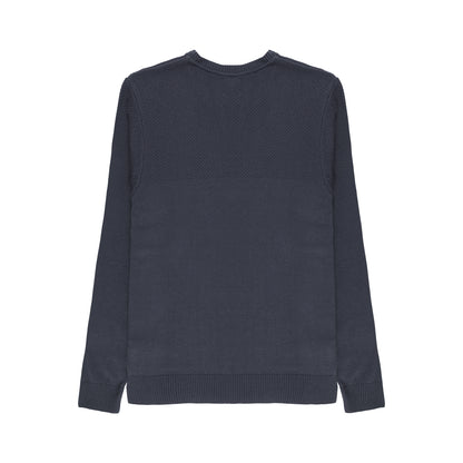 Pull maille uni col rond