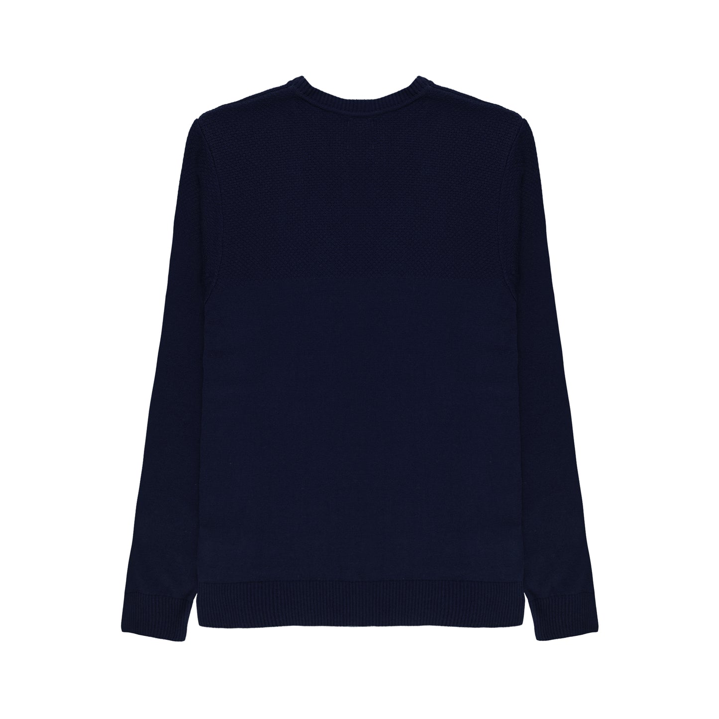 Pull maille uni col rond